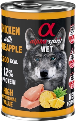 Chicken with pineapple 400 g - Dåsemad - Alpha Spirit